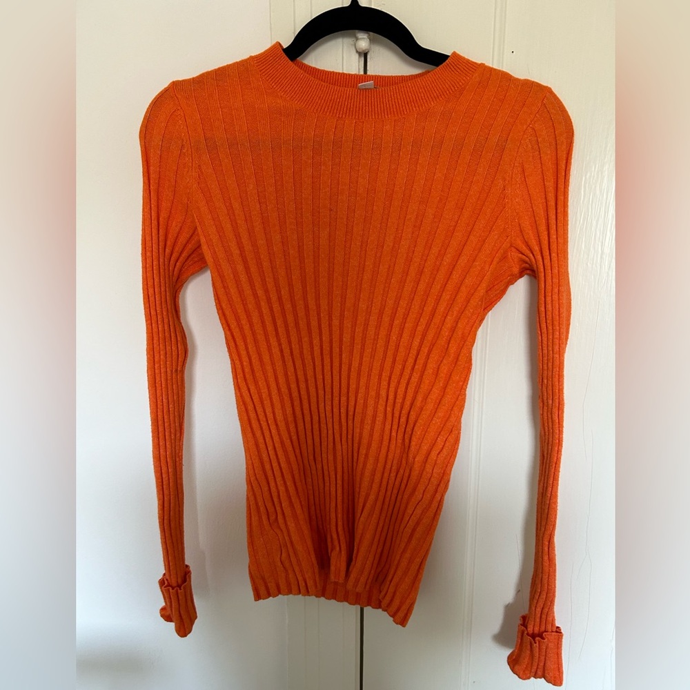 Loft orange sweater